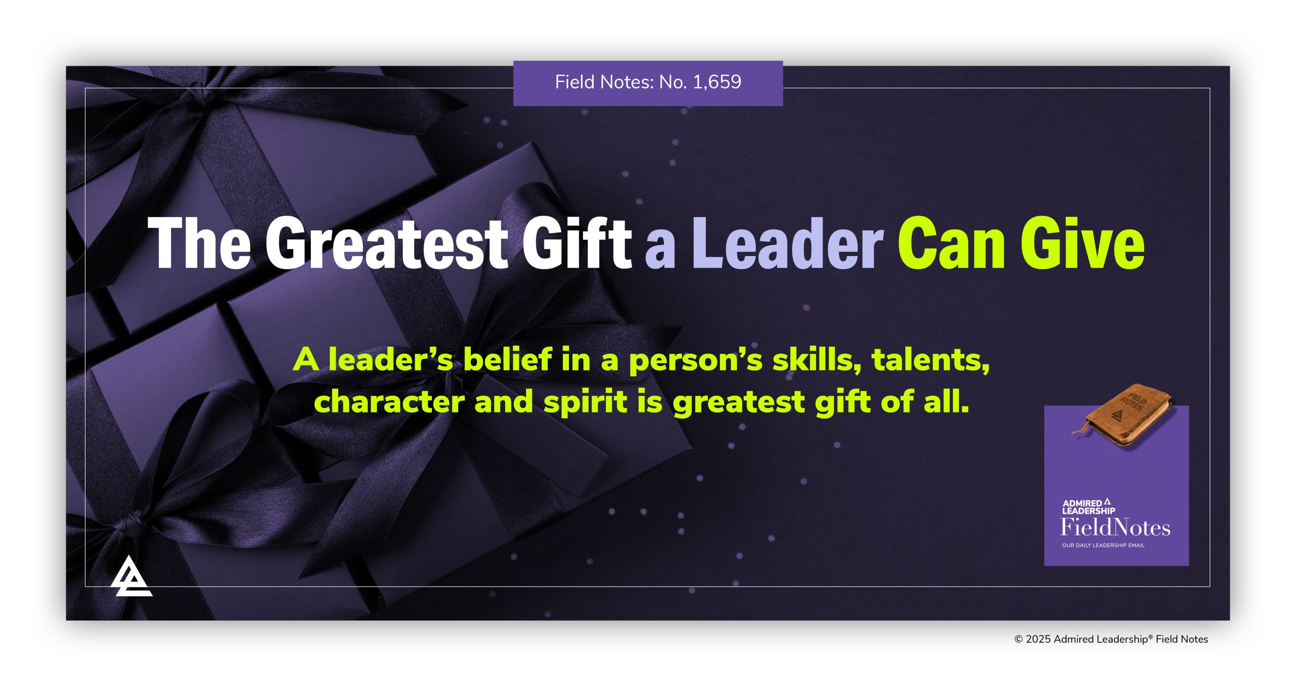 The Greatest Gift a Leader Can Give