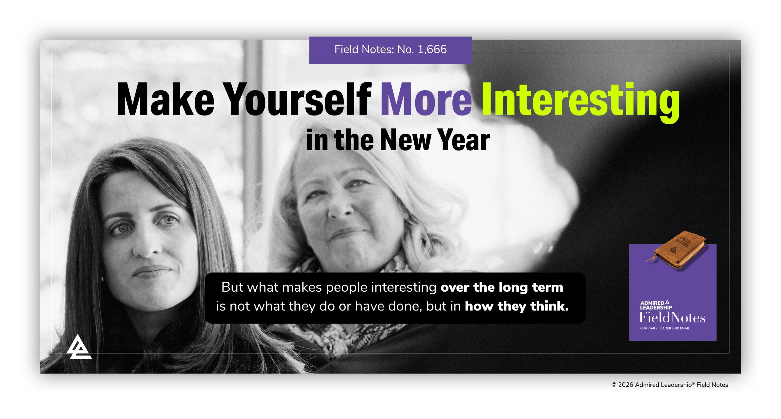 Make Yourself More Interesting in the New Year