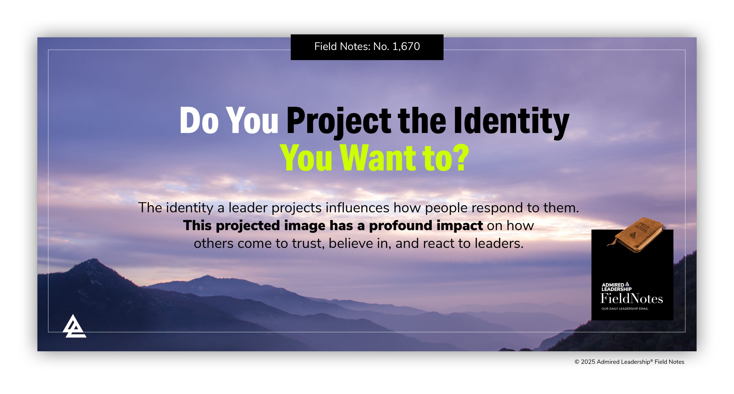 Do You Project the Identity You Want To?