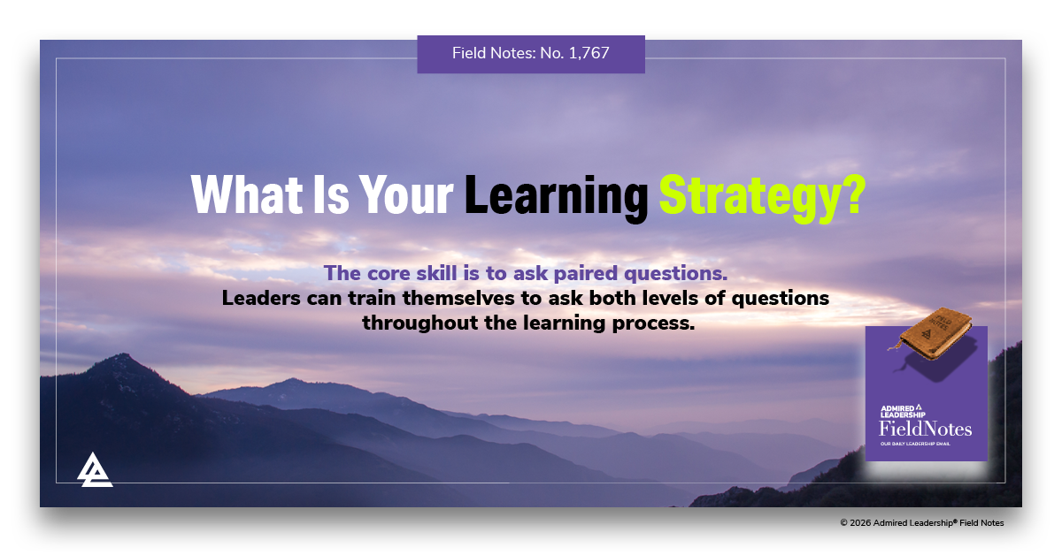 What is Your Learning Strategy?