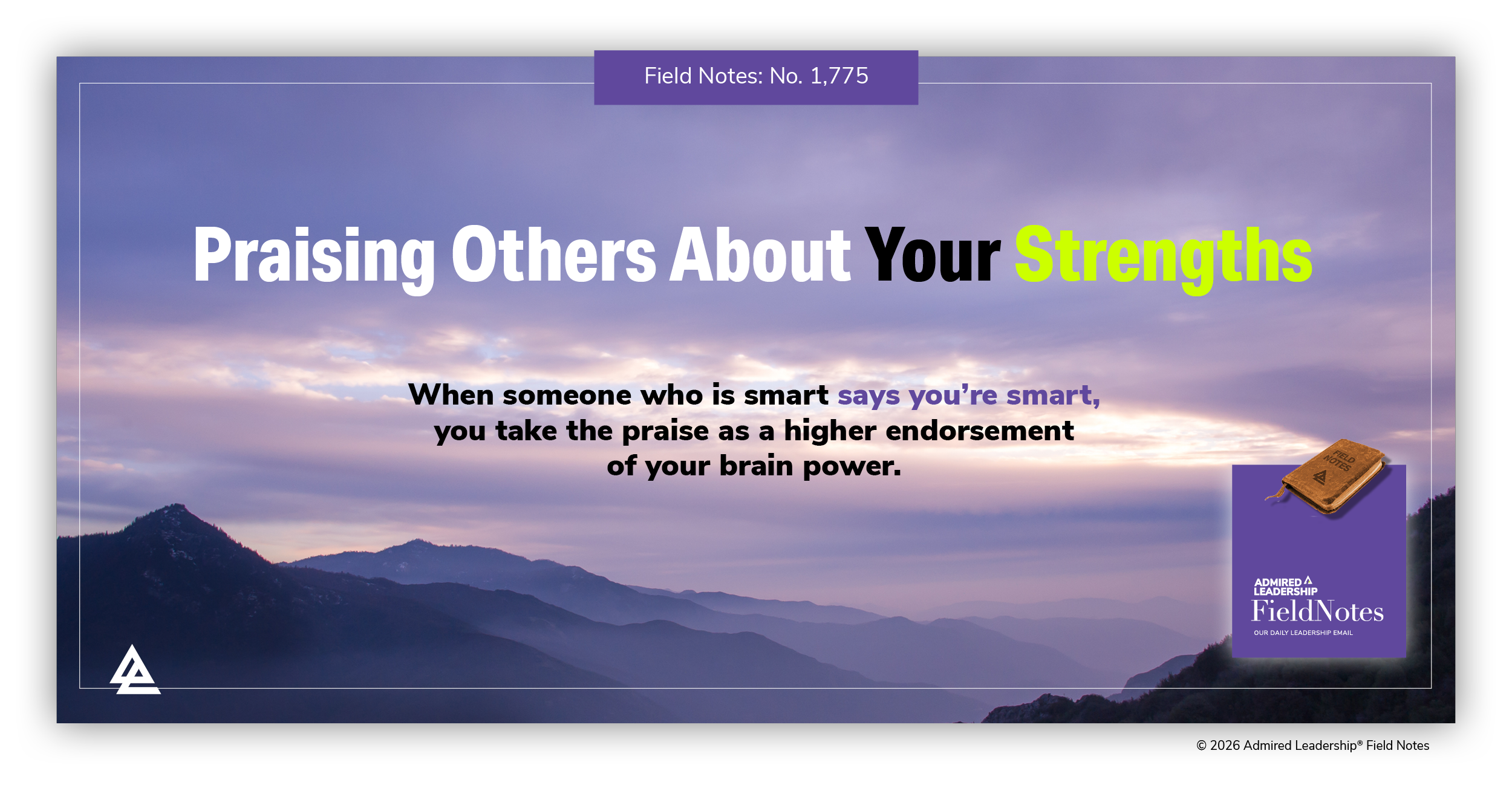 Praising Others About Your Strengths