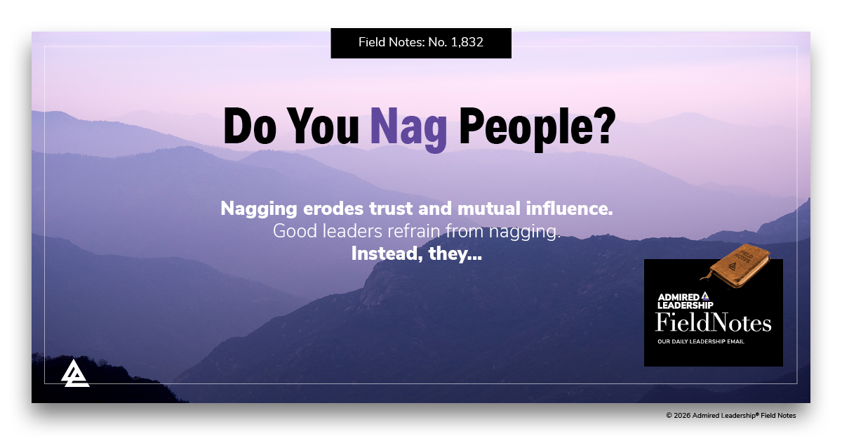 Do You Nag People?