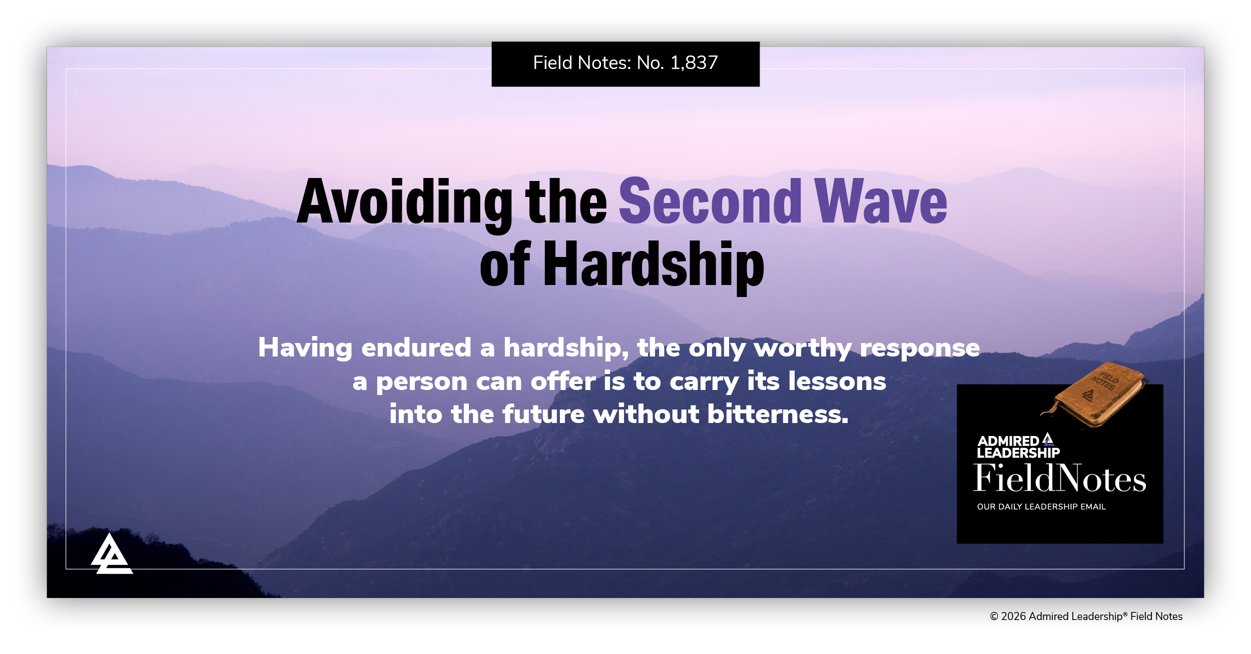 Avoiding the Second Wave of Hardship