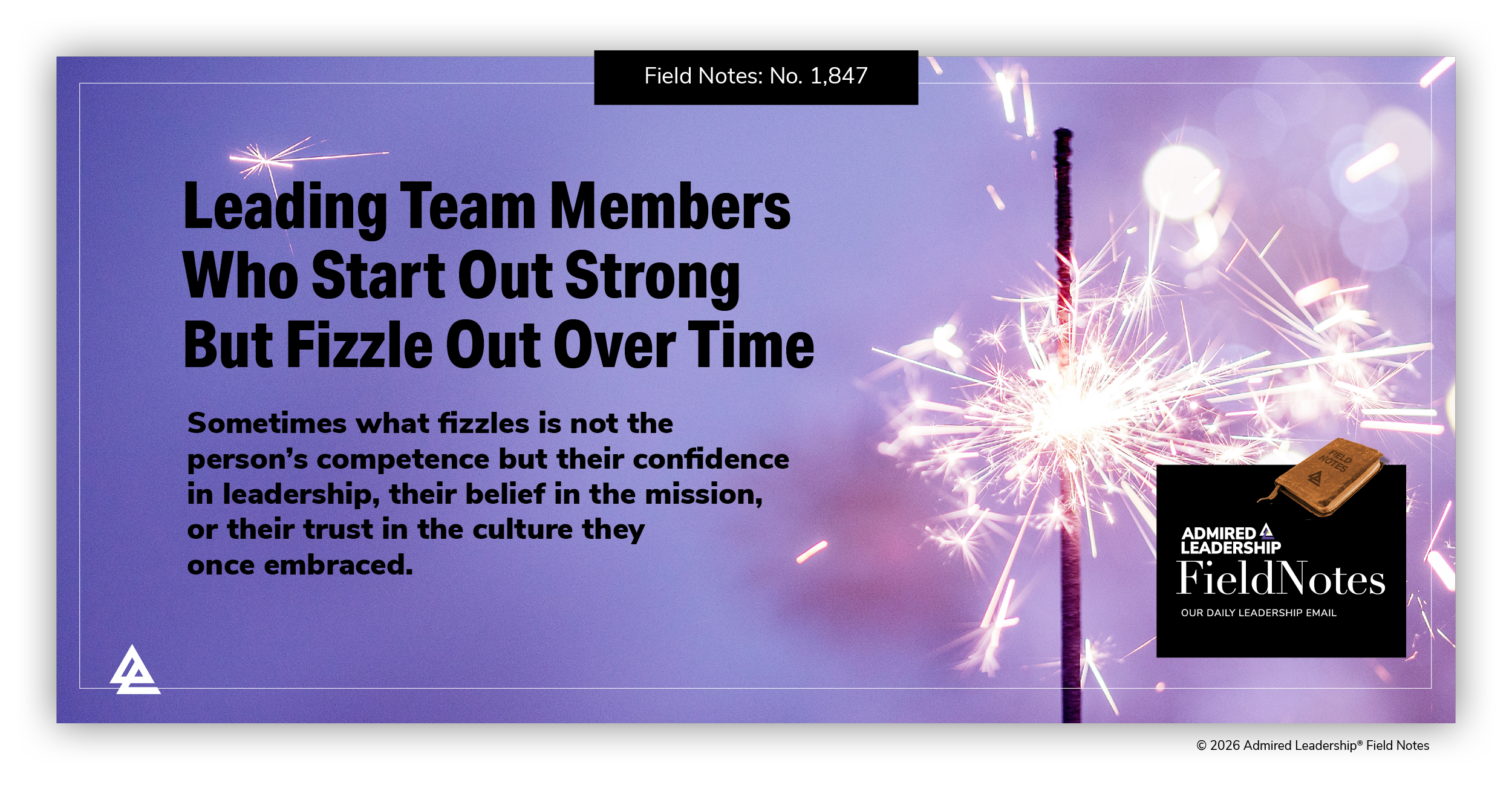Leading Team Members Who Start Out Strong But Fizzle Out Over Time